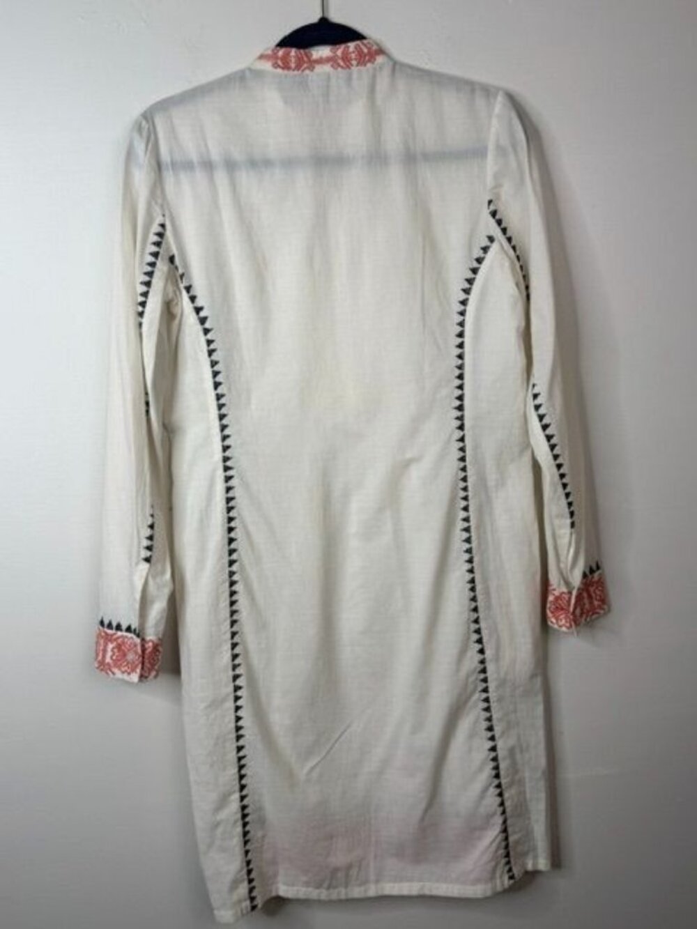 Antik Batik Women's Cream ARNOLD Embroidered Long Sleeve Tunic Dress Size XS - Picture 6 of 7